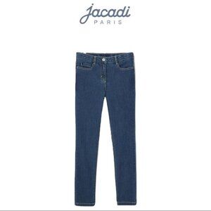 ** Jacadi Girls Slim Dark Wash Jeans Size 12